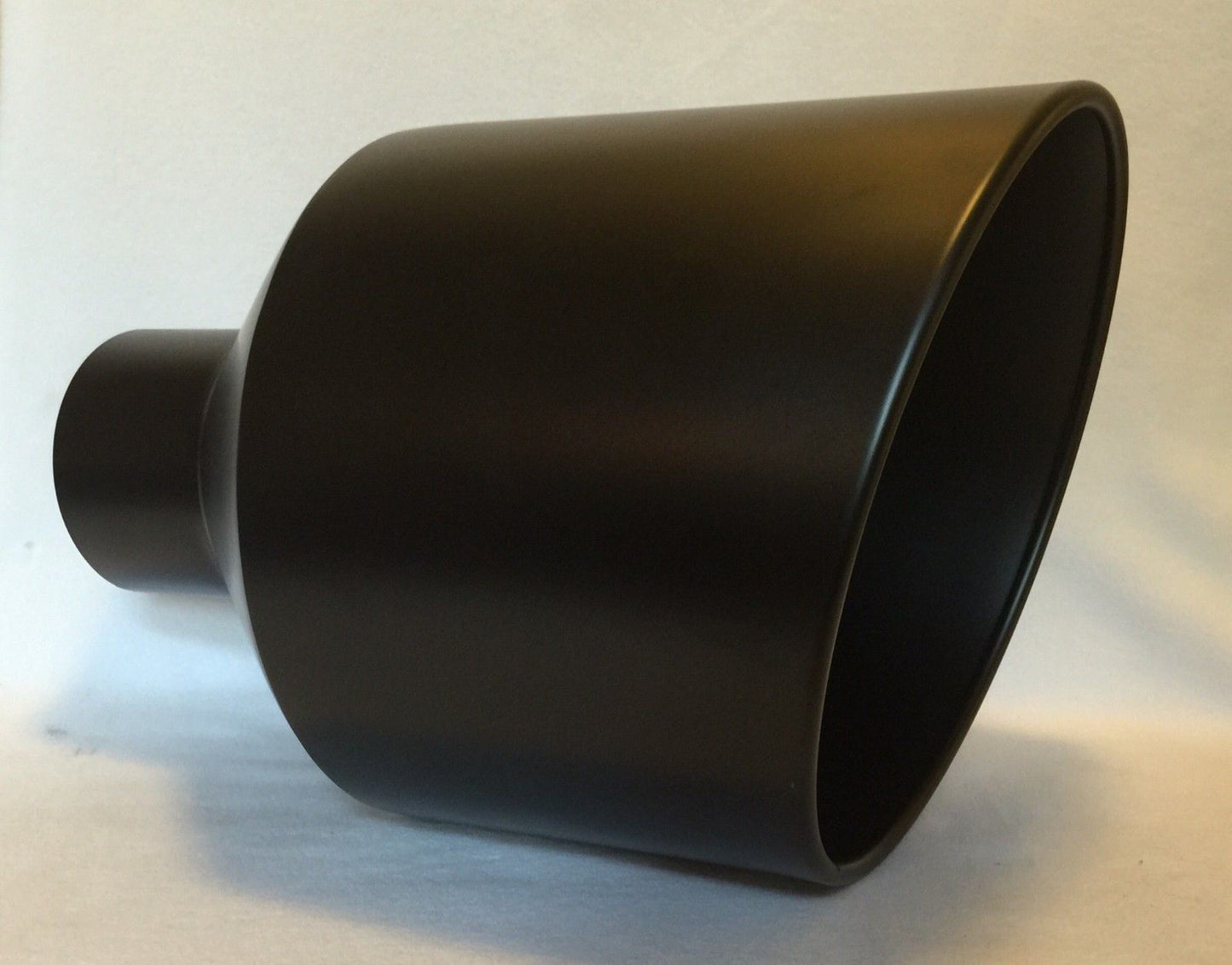 FLAT BLACK CHEVY DURAMAX 5” INLET 12” OUTLET 18” LONG DIESEL EXHAUST TIP