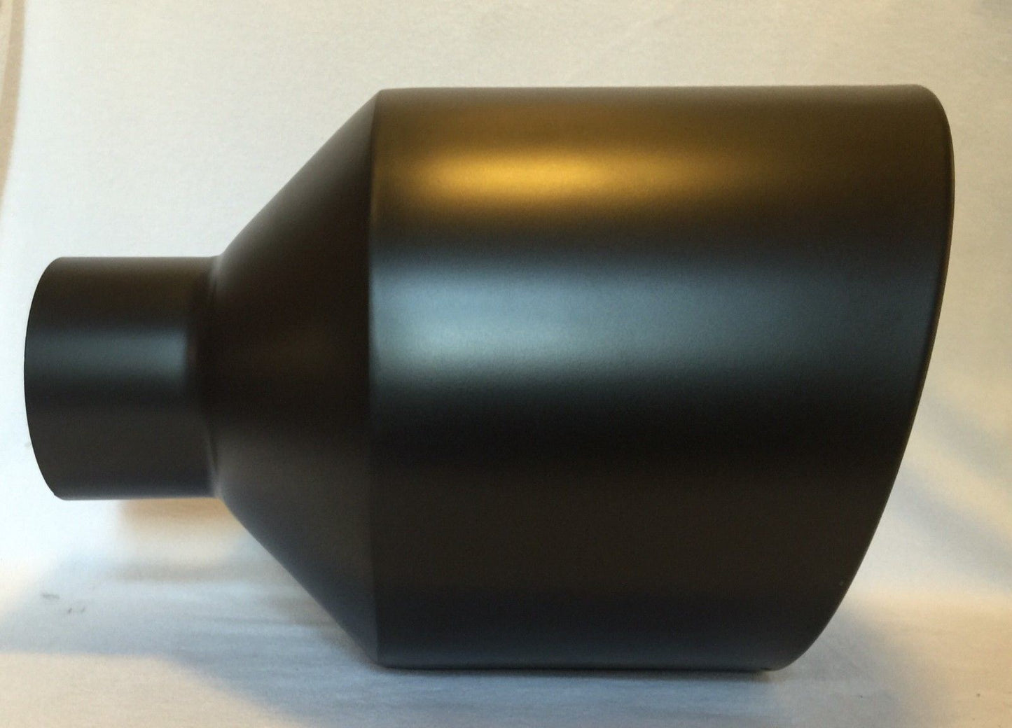 FLAT BLACK CHEVY DURAMAX 5” INLET 12” OUTLET 18” LONG DIESEL EXHAUST TIP