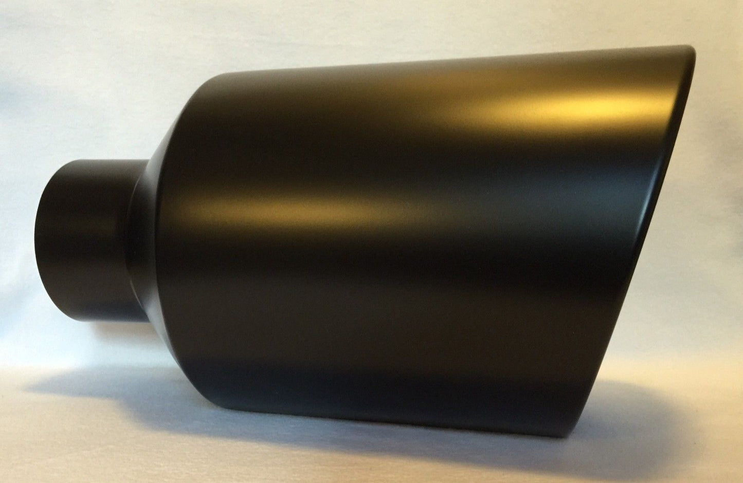 FLAT BLACK DODGE CUMMINS 5” INLET 10” OUTLET 18” LONG DIESEL EXHAUST TIP