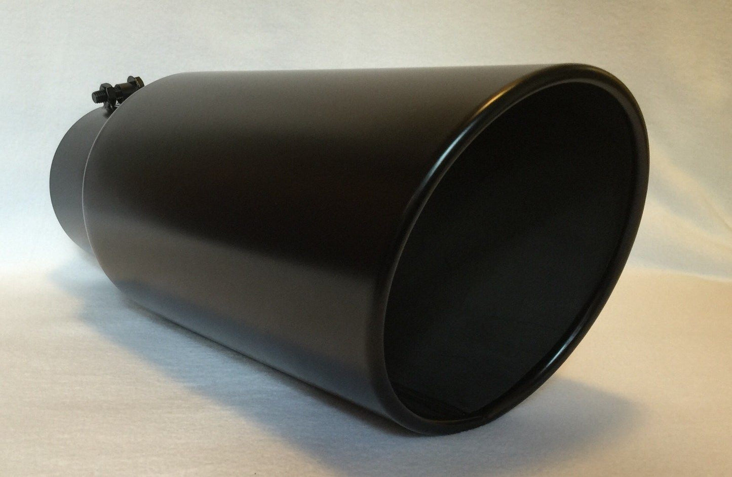 FLAT BLACK 5" INLET 7" OUTLET 18" LONG DIESEL EXHAUST TIP - FORD POWERSTROKE 7.3L