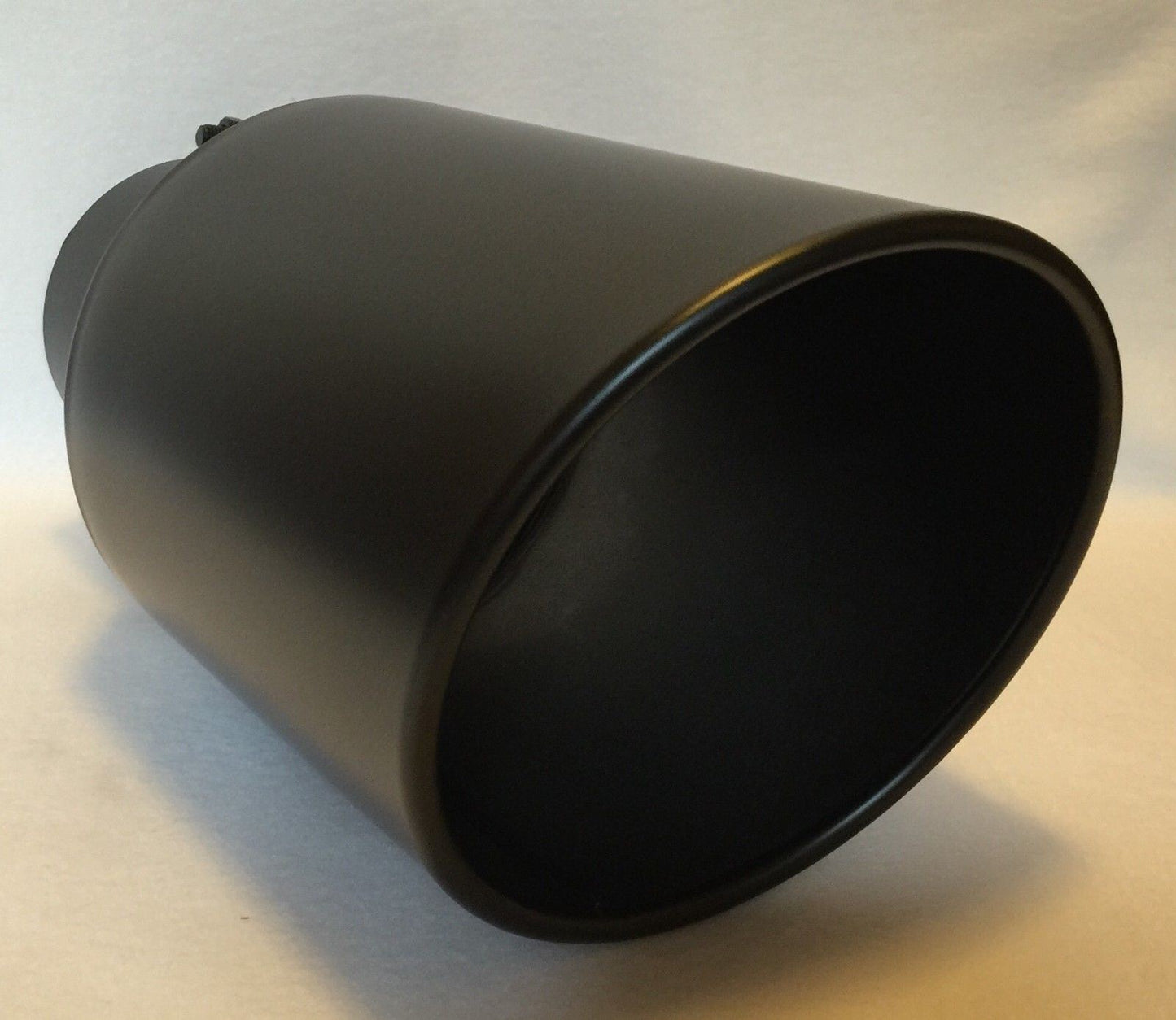 FLAT BLACK 5" INLET 8" OUTLET 15" LONG DIESEL EXHAUST TIP - CHEVY DURAMAX 6.6L