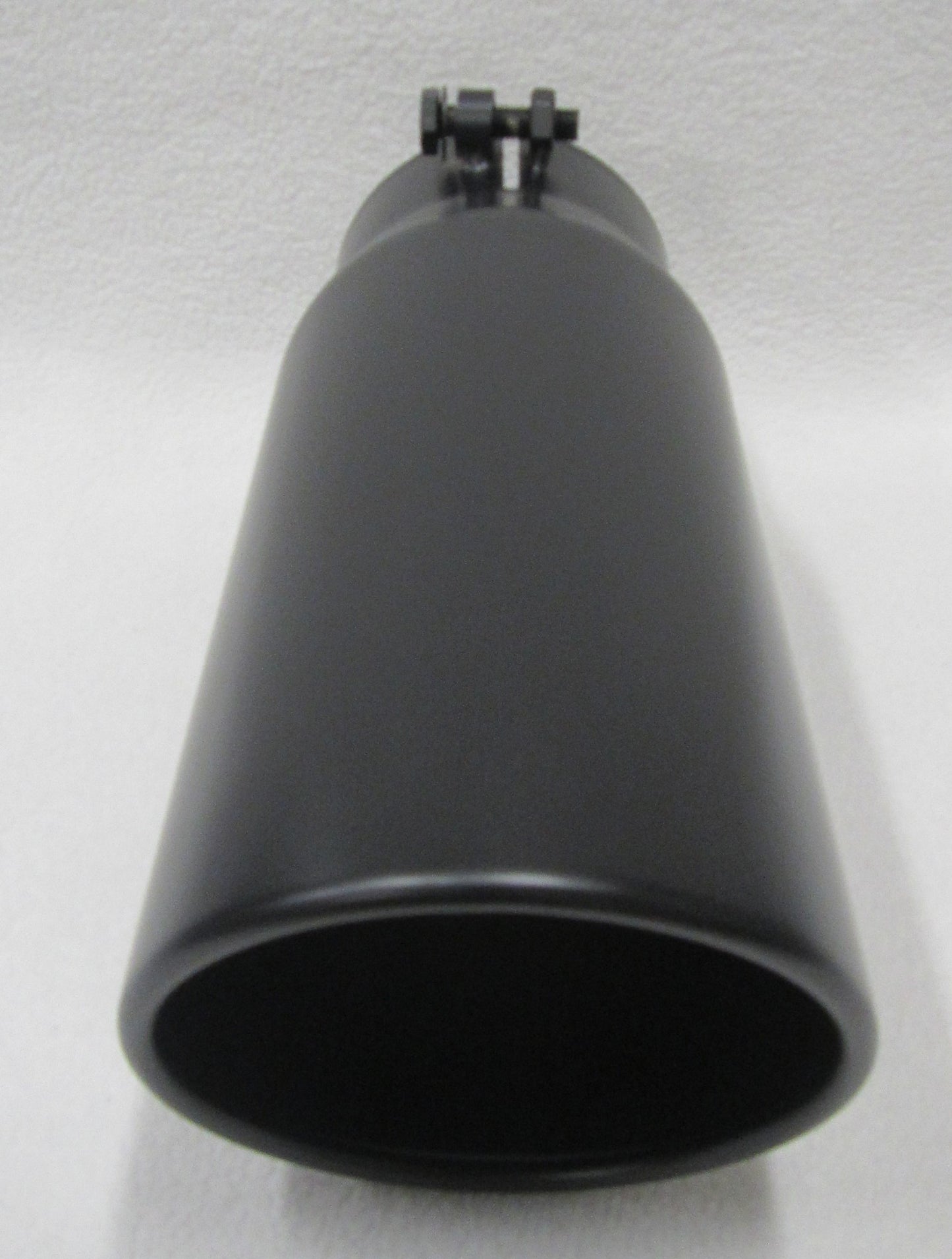 FLAT BLACK 4" INLET 5" OUTLET 12" LONG DIESEL EXHAUST TIP - DODGE CUMMINS 6.7L