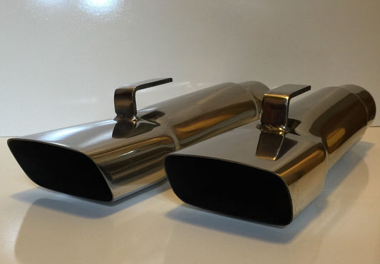 Dodge, Demon, Dart, Plymouth, Duster 304 Stainless 3.0” Rectangular Exhaust Tips