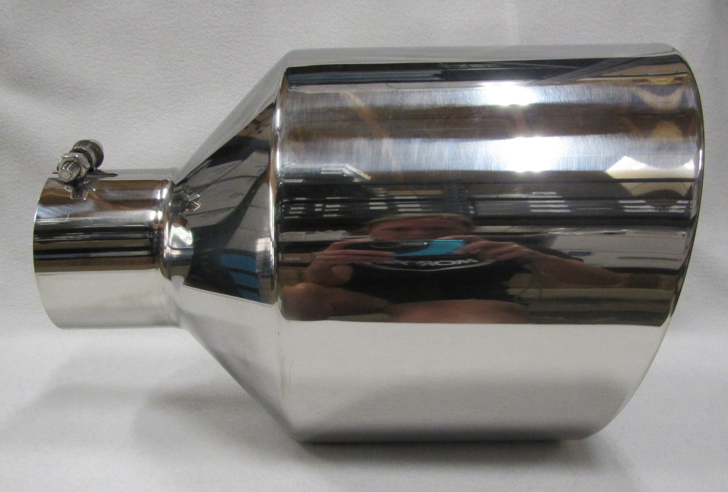 DODGE CUMMINS 5” INLET 10” OUTLET 15” LONG POLISHED STAINLESS DIESEL TIP