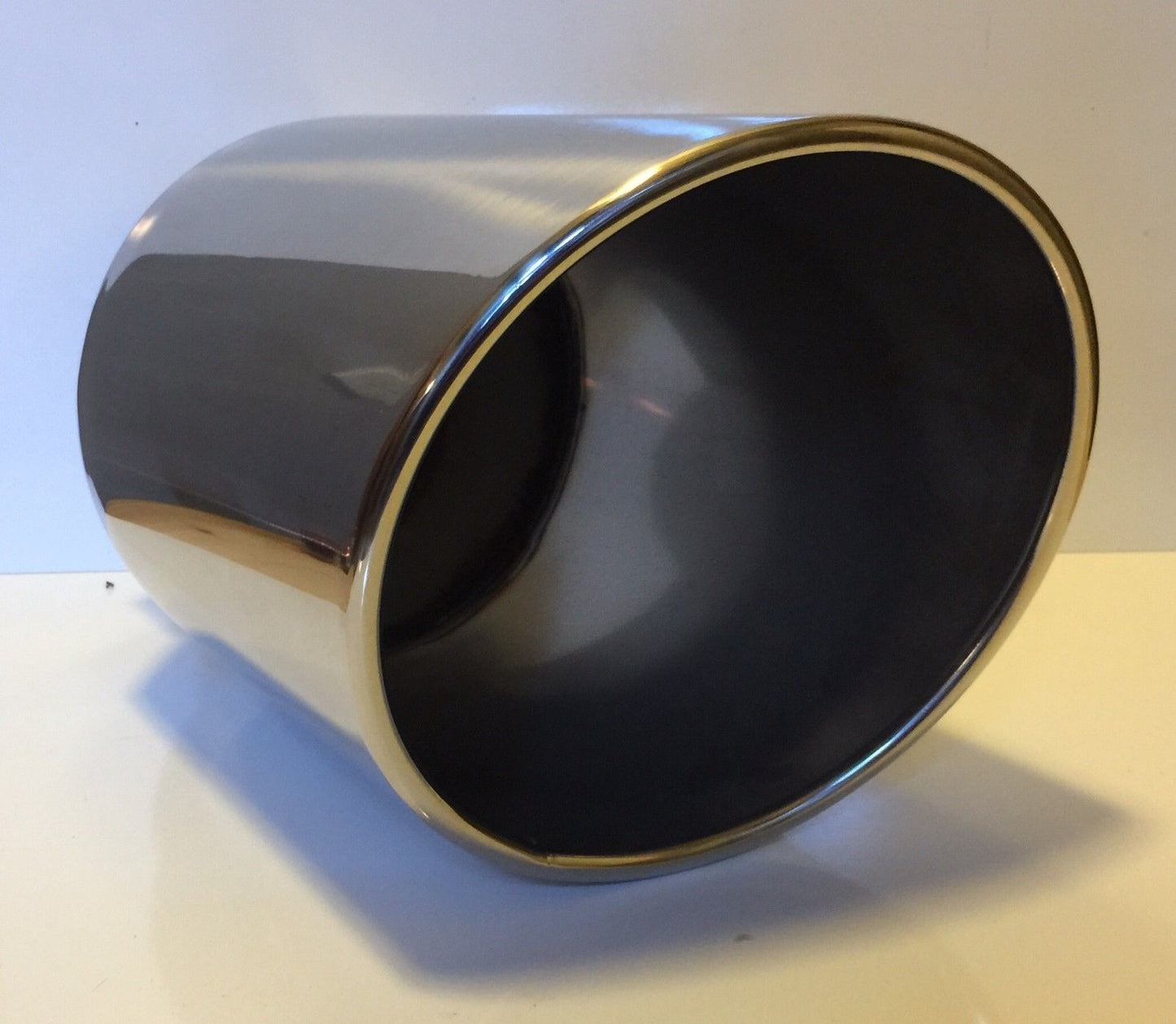 CHEVY DURAMAX 6.6L 5" IN x 8" OUT x 18" LONG POLISHED STAINLESS EXHAUST TIP