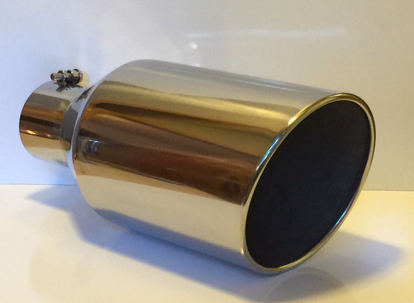 CHEVY DURAMAX 6.6L 5" IN x 7" OUT x 15" LONG POLISHED STAINLESS EXHAUST TIP