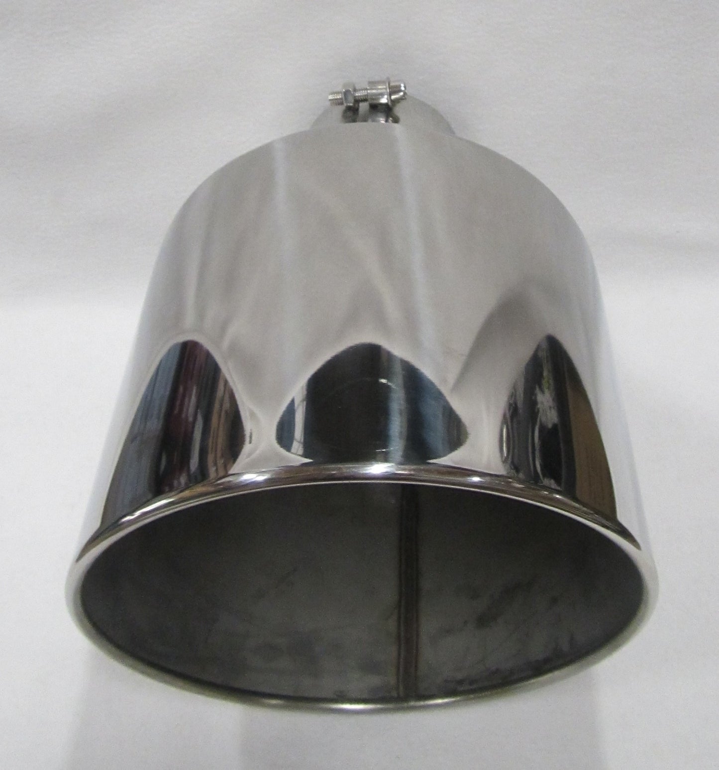 DODGE CUMMINS 5” INLET 10” OUTLET 15” LONG POLISHED STAINLESS DIESEL TIP